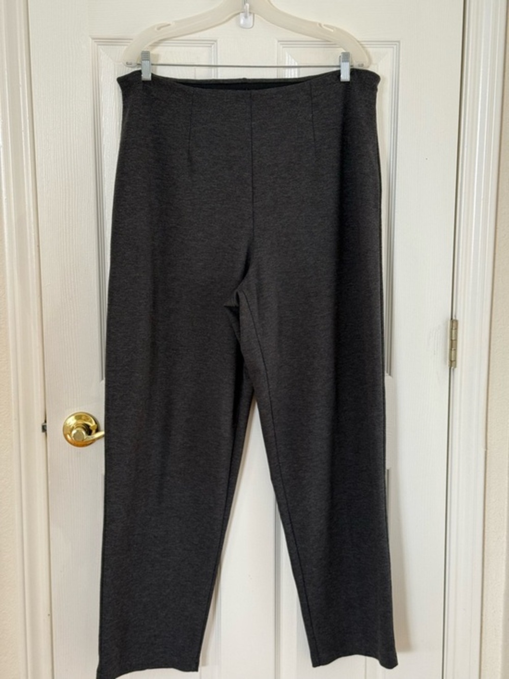 Marsh Landing Charcoal Straight-Leg Ponte Pants